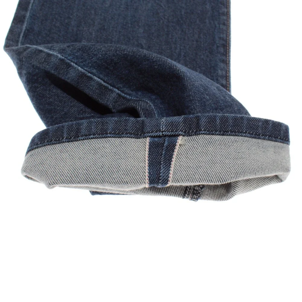 Fidelity NWT Jimmy Slim Straight 5 Pocket Jeans Size 38 US in Blue Cotton Blend